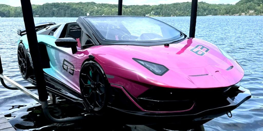 This “Lamborghini” Runs on Water, Not Roads, and Sold for $50K